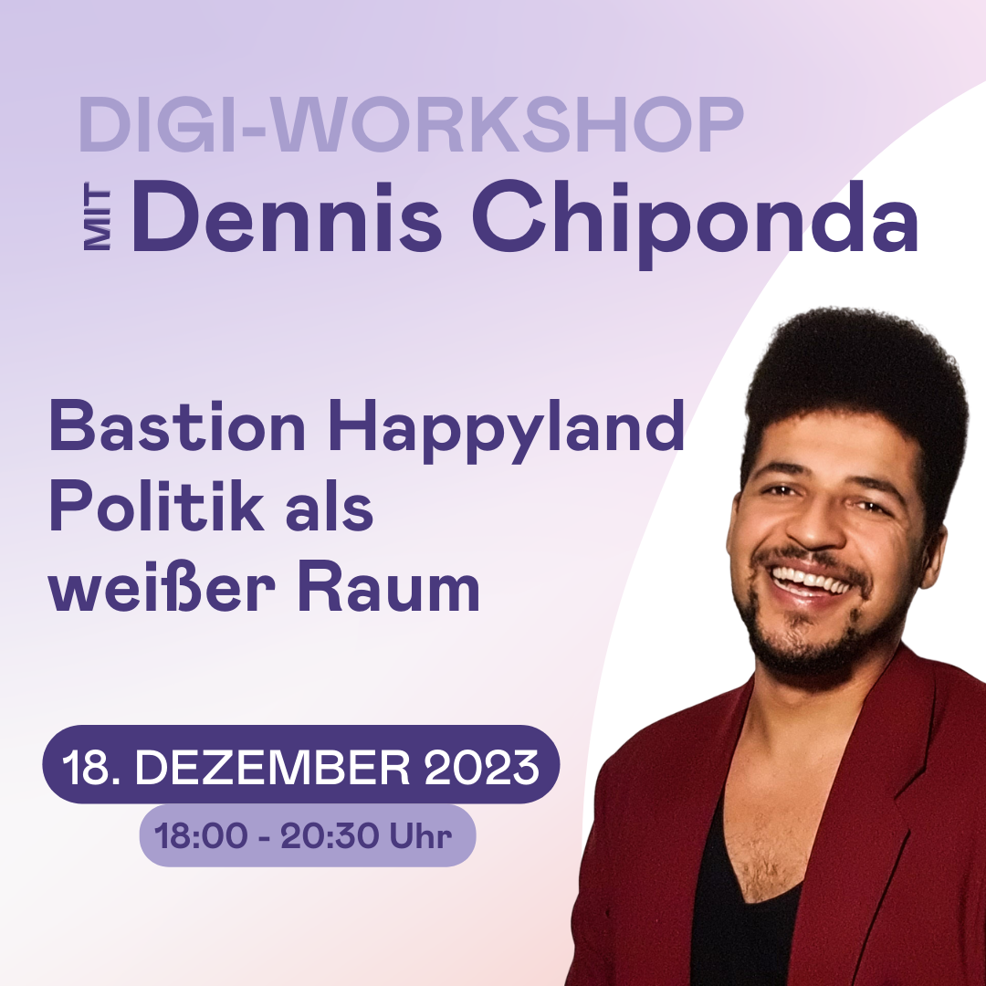 Workshop mit Dennis Chiponda 4.12
